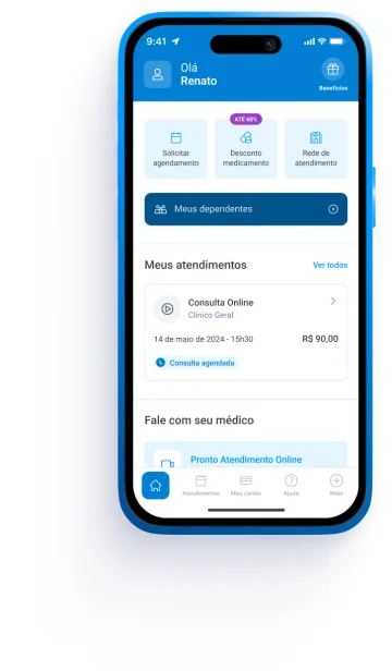 Imagem do aplicativo da ValeSaúde